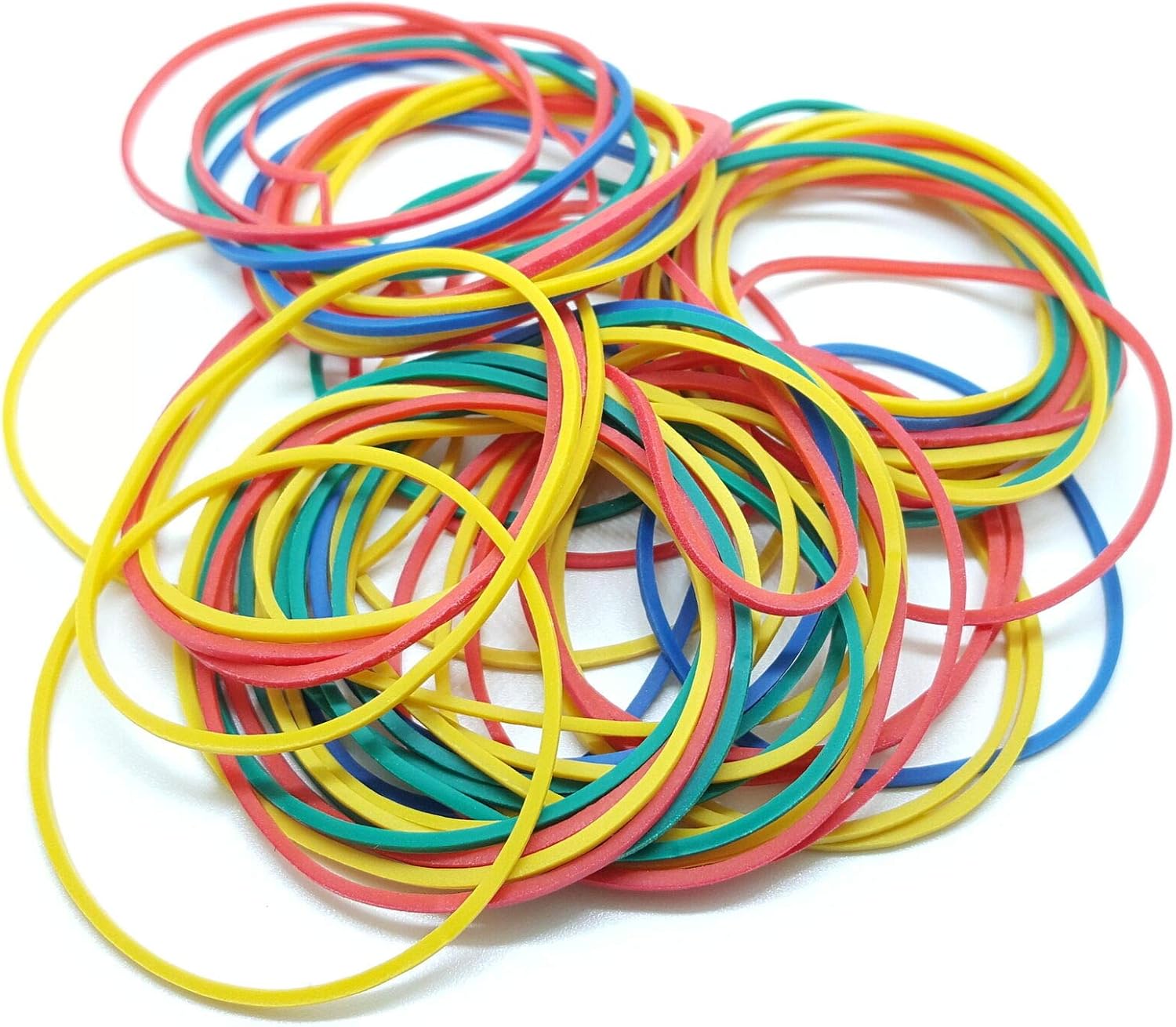 BETOOL Elastic Bands, 100g Coloured Elastic Rubber Bands, Sturdy