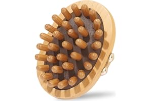 Kootinn Wooden Massage Comb for Body and Scalp, Meridian Trigger Point Massager, Gua Sha Sandalwood Comb for Body Relief and Hair Growth