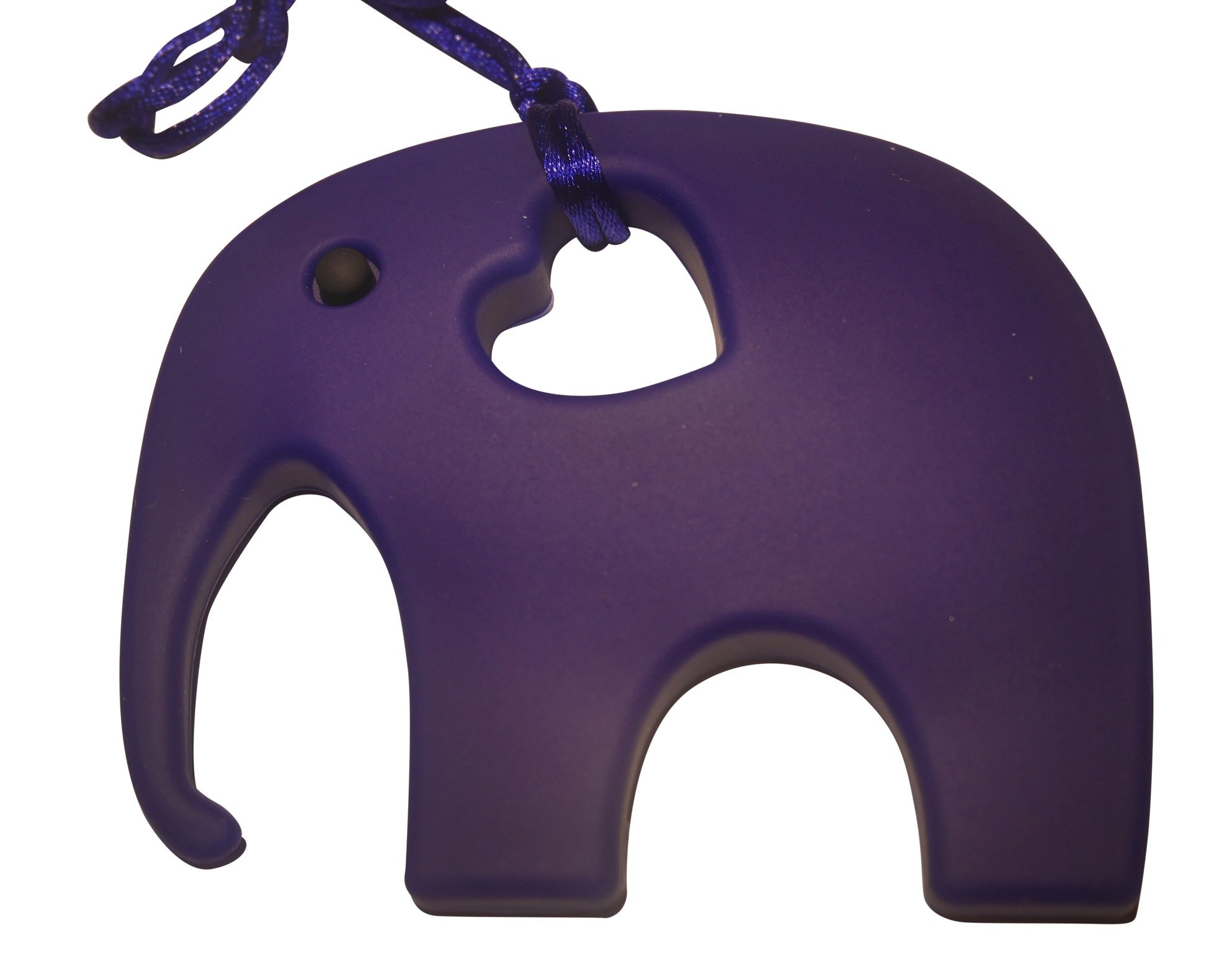 Elephant Teether Soother Silicone Toy BPA Free (Navy Blue)