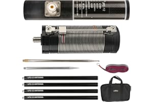 DMGICPRO HF Antenna for Ham Radio PAC 12,Full Band Shortwave Radio Antenna 7mhz-50mhz with Sliding Rheostat，8 Band Frequency Outdoor JAC 12 Portable Antenna Kit