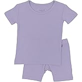 KYTE BABY, Short Sleeve Toddler Pajama Set, 97% Rayon made from Bamboo, 3% Spandex