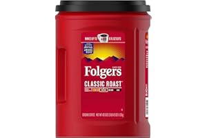 MIUBAAO Folger Classic Roast Ground Coffee (43.5 oz.) - Pack of 1
