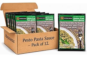 Mayacamas Pesto Pasta Sauce Mix, Vegan, Gluten Free, Ready to Eat,14g, Pack of 12