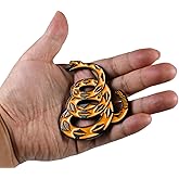 Don't Tread on Me Metal Car Sticker, Gadsden Flag Emblem Badge, Timber Rattlesnake Snake Emblem for Automotive, Car, Motorcycle, Pickup, Spyder, ATV