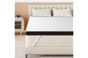 FP FLEXPEDIC Firm King Mattress Topper, 3 inch Cooling Memory Foam Gel-Infused Bed Topper, Dual Firmness for Back Pain, Pressure Relieve, Extra Targeted Hip/Shoulder/Lumbar Support, 365-Night Trial, CertiPUR-US