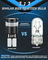 KATUR 194 LED Red Bulbs 24-SMD 3014 W5W 168 194 2825 CANBUS 4pcs view 5