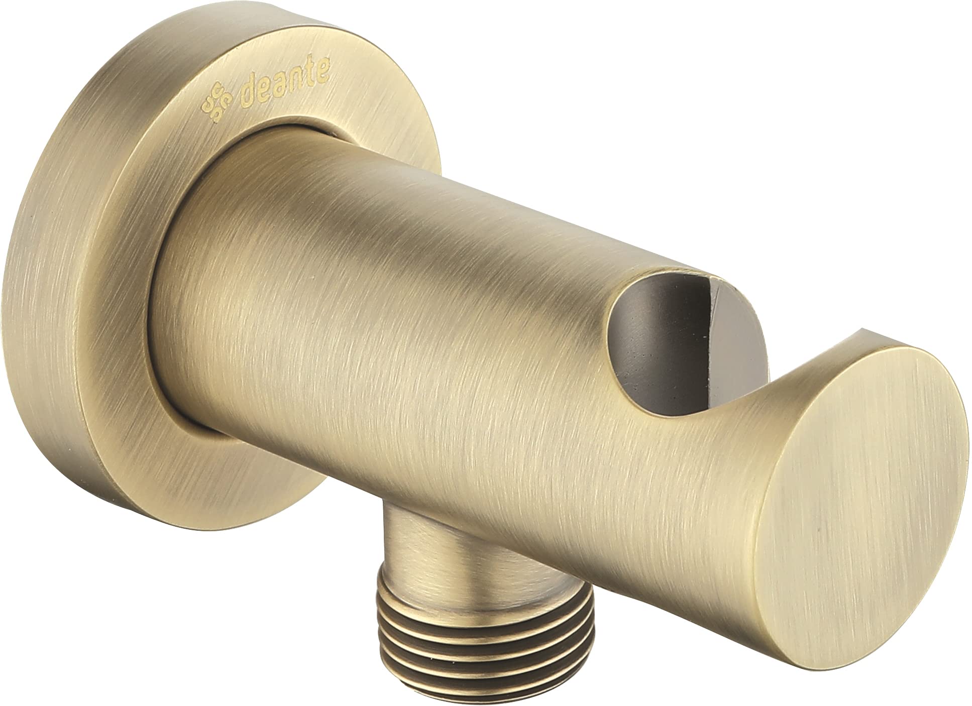 Round Angle Connection with Headset Mount from Deante Cascada - Brass - NAC_M51K