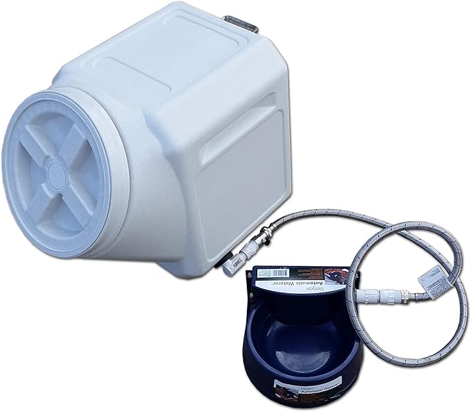 dog kennel food dispenser