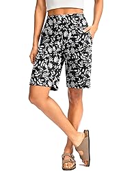 G Gradual Women's Bermuda Long Shorts with Pockets