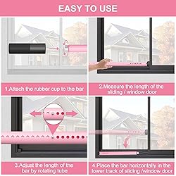 AceMining Sliding Door Security Bar,Heavy Duty