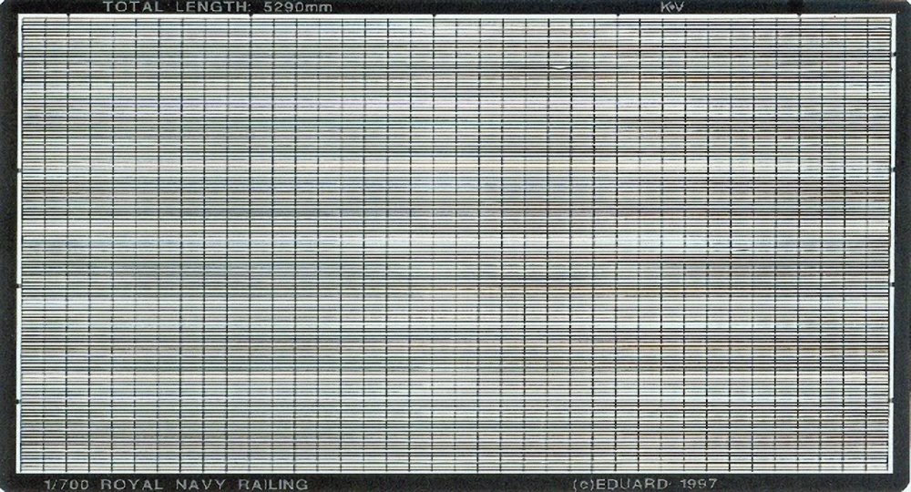 Eduard Accessories 99009 Model Making Accessories Royal Navy Railing Photo Etching Set