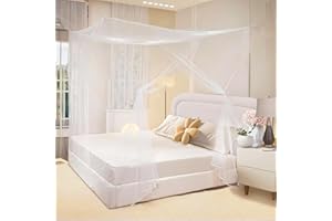 PARFINER Mosquito Net for Patio Bed Tent King Size Portable Mosquito Netting (79 * 79 * 79 Inch Classic)