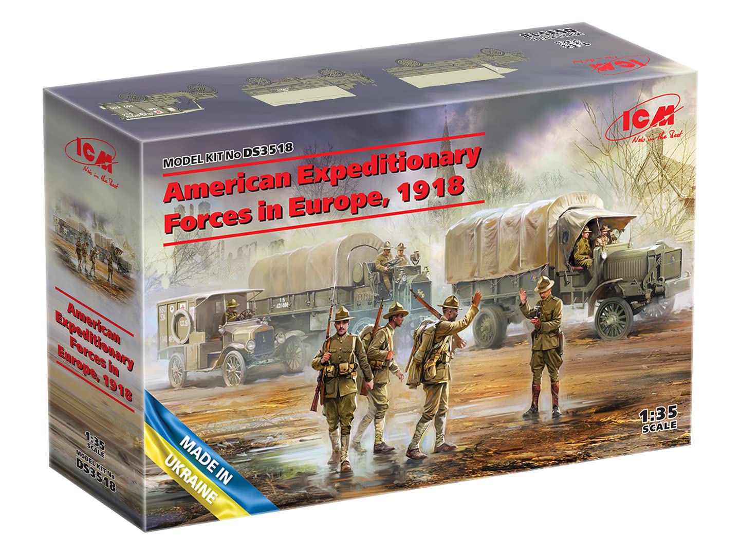 ICM Diorama 1:35 - American Expeditionary (Europe) 1918