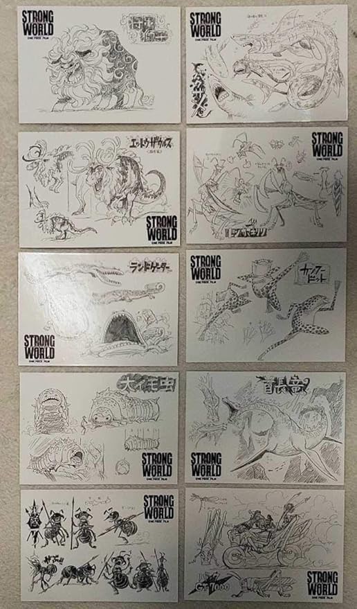 Amazon ワンピース フィルム ストロングワールド ポストカード 30種類 コンプリート 映画 One Piece Film Strong World おまけ Z 入場者特典 文房具 オフィス用品 文房具 オフィス用品
