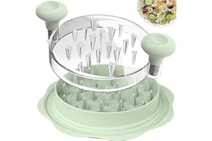 Ukeetap 10" Pro Chicken Shredder Tool Twist Large for Kitchen, BPA-Free Food-Safe Meat Grinder, Visible Chicken Breast Meat S