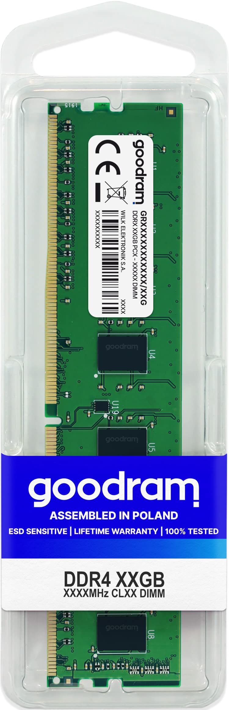 GoodRam 16G 1X16 CL19 DDR4-2666