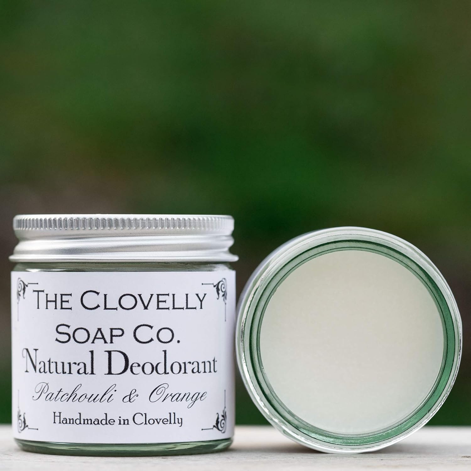 Clovelly Soap Co Natural Handmade Deodorant Balm Patchouli & Orange 60g Glass Jar, 60 g (Pack of 1) - Image 3