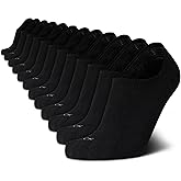 Calvin Klein Mens Liner Socks - 12 Pack Lightweight Performance Non Slip No Show Socks for Men - Athletic Shoe Sock Liners