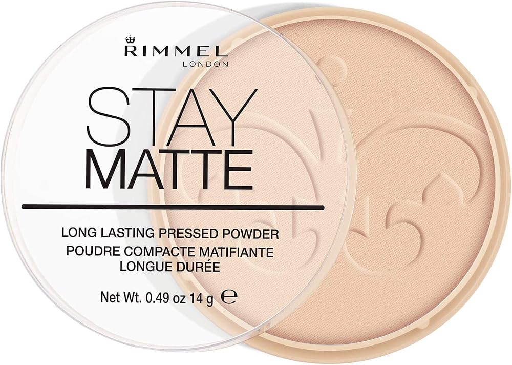 Rimmel Stay Matte Peach Glow Powder 14g - Matte Pressed Powder