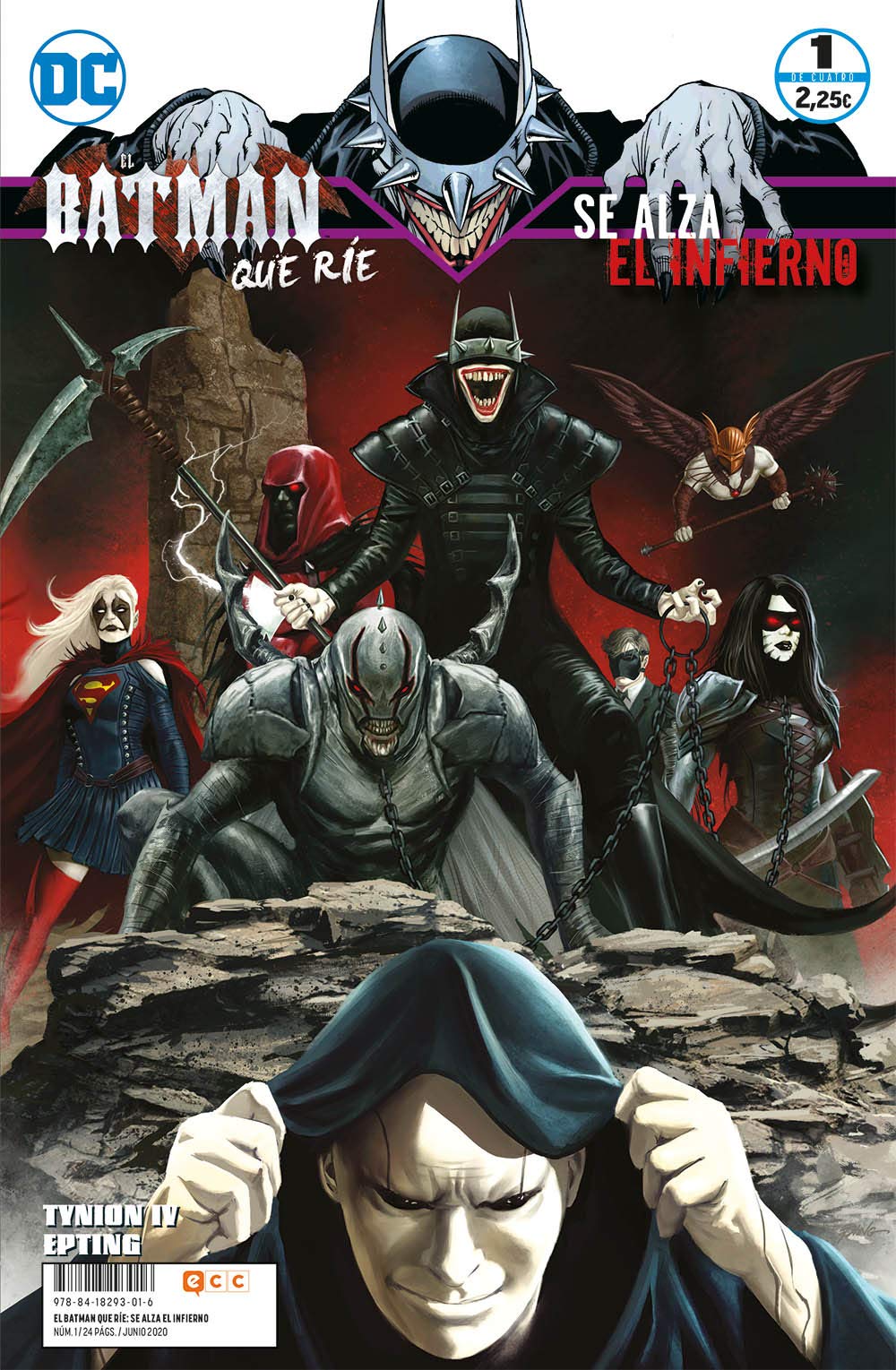 El Batman Que Rie Se Alza El Infierno Num 01 De 4 El Batman Que Rie Se Alza El Infierno O C Tynion Iv James Epting Steve Tobar Pastor Felip Amazon Es Libros