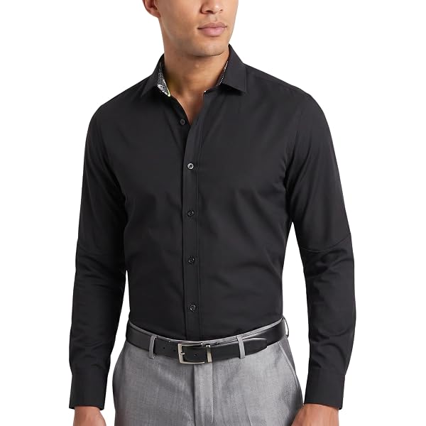 geoffrey beene sateen fitted dress shirt Geoffrey Beene Men's Regular-Fit Sateen Stretch Dress Shirt