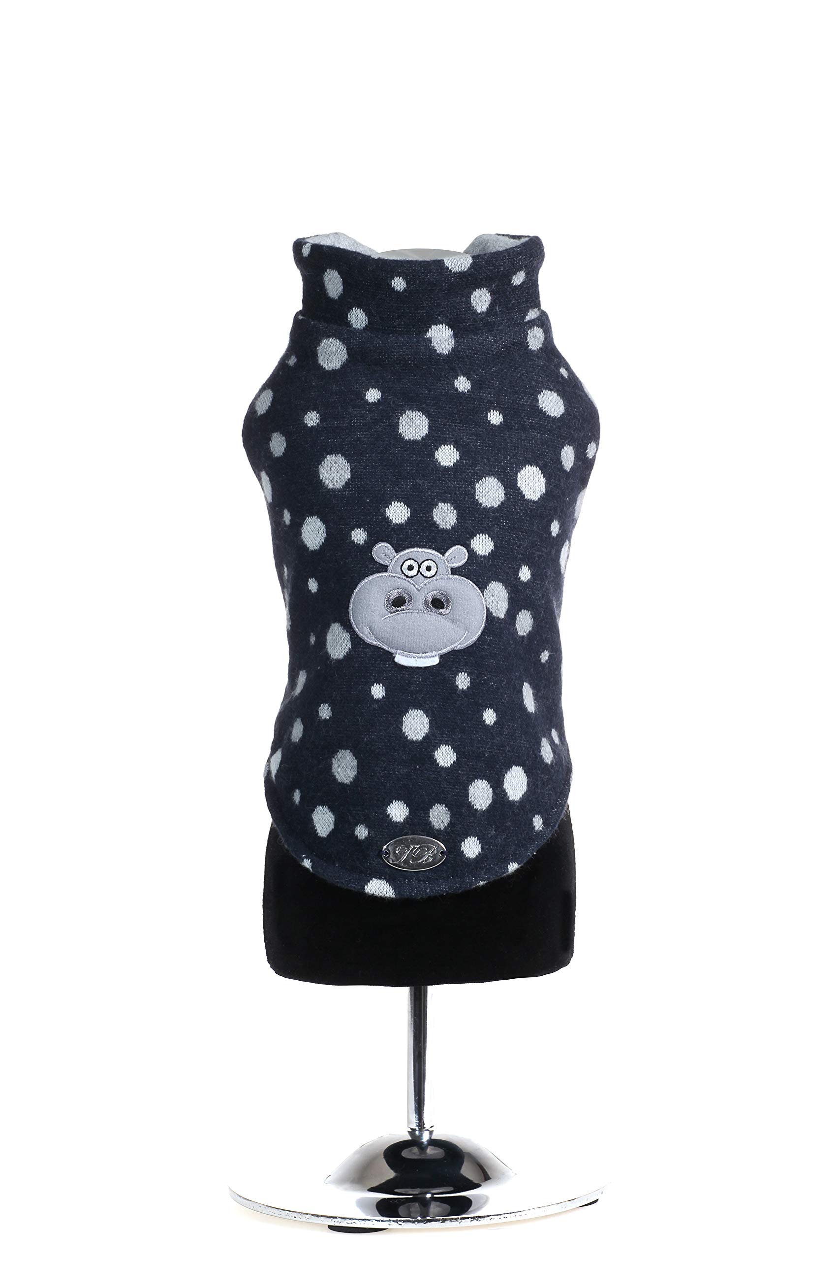 Trilly Tutti Brilli OraziobluXXS Orazio Sweatshirt with Thermal Application XXS, Blue