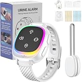 Wireless Bed wetting Alarm for Boys, Girls, Smart Wearable Bedwetting Enuresis Alarm for Kids, Teens &amp; Adults, 3 Alert Modes (Sound, Vibration &amp; Light), Anti-Loss Tracking, 20-Day Standby