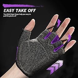 HTZPLOO Bike Gloves - Cycling & Biking Gloves for