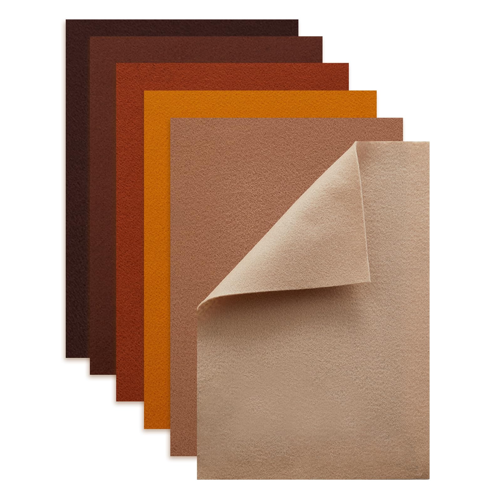 HaoFeiJH Felt Sheets - 6PCS Soft Felt Squares