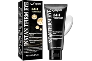 Fuputo Temporary Instant Eye Tightener Cream – 60 ML Quickly Reduces Dark Circles, Targets Eye Bags, Puffiness & Lines - Anti-Aging & Firming, Deep Hydration & Moisture Lock (2 fl. oz-1Pack)
