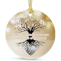 Amazon.com: 55th Anniversary Wedding Ornament 2025 Christmas ...