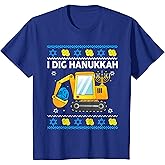 Kids I Dig Hanukkah-Shirt Happy Chanukah Funny Jewish Boy Toddler T-Shirt