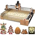 LUNYEE 4040 Pro CNC Machine For Woodworking Upgrade 3-Axis All-Metal CNC Machine With Ball Screw Design CNC Router Machine For Engraving Wood, Acrylic Meets The Needs Of Both Processors And Beginners