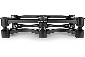 IsoAcoustics Iso-Stand Series Speaker Isolation Stands with Tilt Adjustment: Iso-430 (17" x 9") Single
