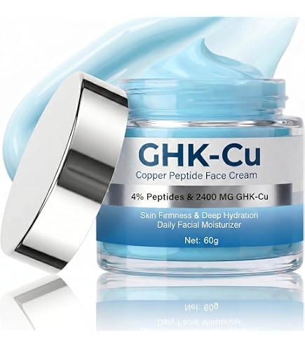 Jkrova GHK-Cu Copper Peptide Face Cream, Supports Fine Lines, Wrinkles, Firmness, Deep Hydration & Collagen Production, 30 g : Beauty & Personal Care