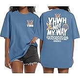 Christian Faith Shirts for Women Jesus Shirt YHWH Inspirational Bible Verse T-Shirt Religious Oversized Graphic Tee