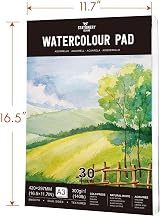 ISLAND Watercolour Paper A3 Pad 300gsm 30 Sheets Cold Pressed view 6