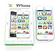 Cooplay Child's Interactive My First Own Cell Phone Toy- Play to Learn, Touch Screen YPhone with 8 Functions and Dazzling LED Lights Toddler