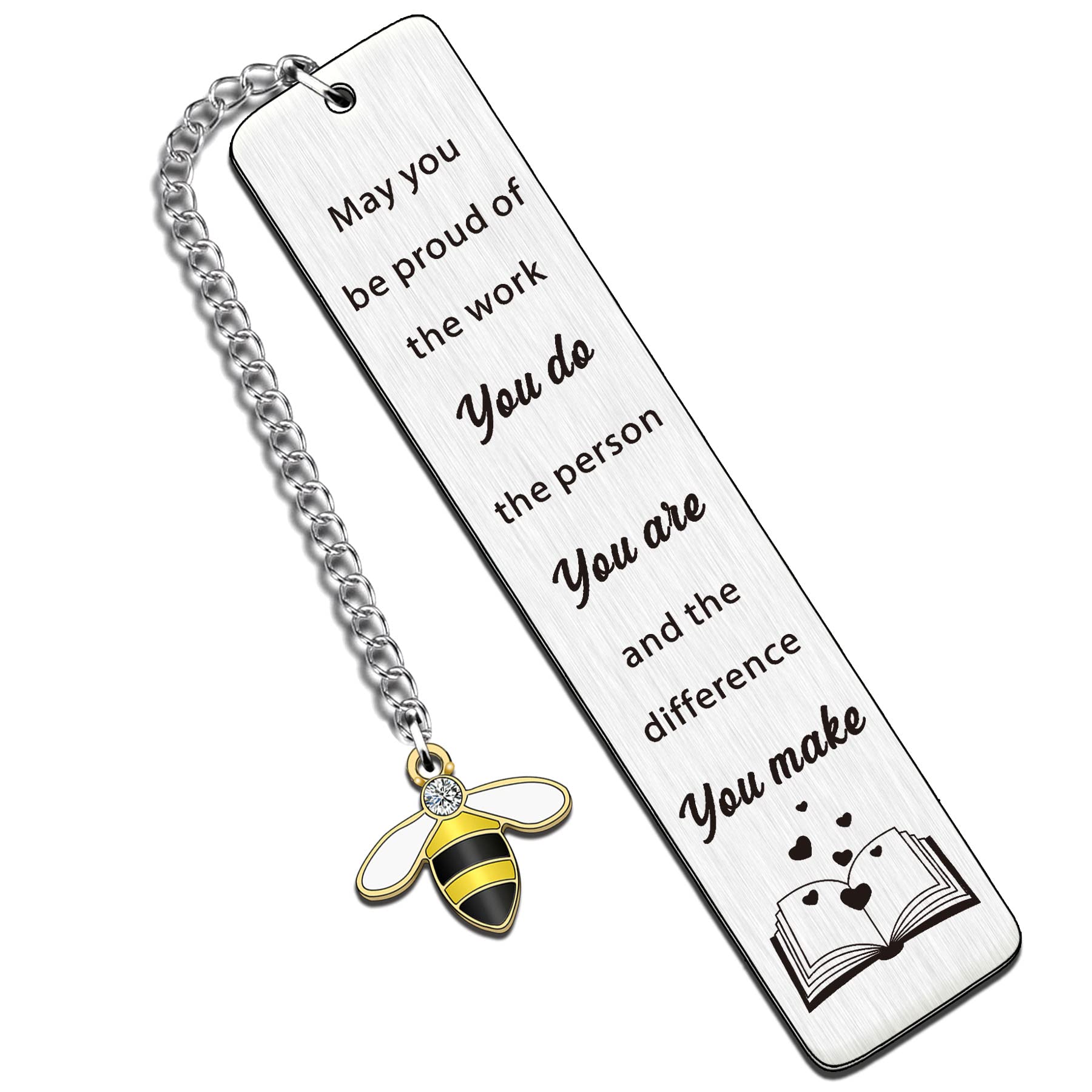 SMARGO Leaving Gifts for Colleagues Thank You Gifts for Women Men Employee Appreciation Retirement Gifts Bookmark for Coworkers Nurse Teacher Mentor Coach Volunteers Empolyees