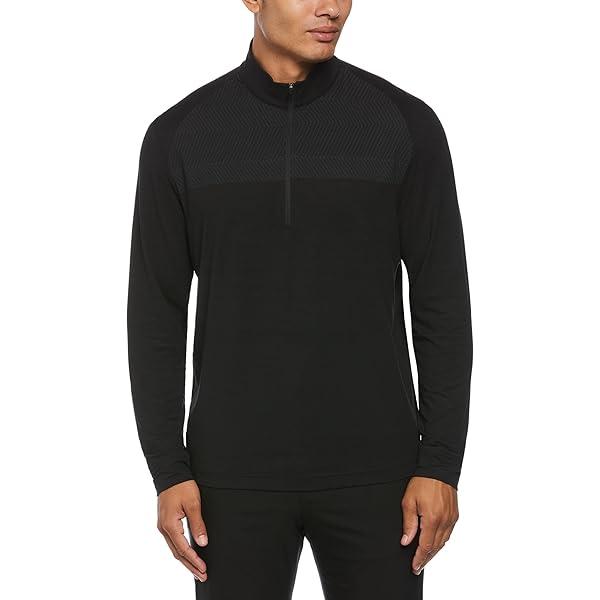 【perry】 Perry Ellis Textured Quarter-Zip Pullover | Dillard's