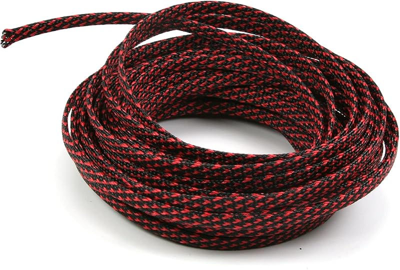 Othmro 10m PET Expandable Braided Cable Sleeving Wire Mesh Wrap Protect