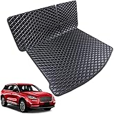 7DEEKEI for 2020-2026 Lincoln Corsair Trunk Mat and Rear Backrest Mat Cargo Liners All Weather Anti-Slip