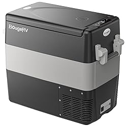 BougeRV 12V Fridge Freezer Portable Car Fridge 53