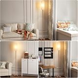 Aooshine Beige Floor Lamp 64in with Adjustable 3-Color LED Bulb Included view 7