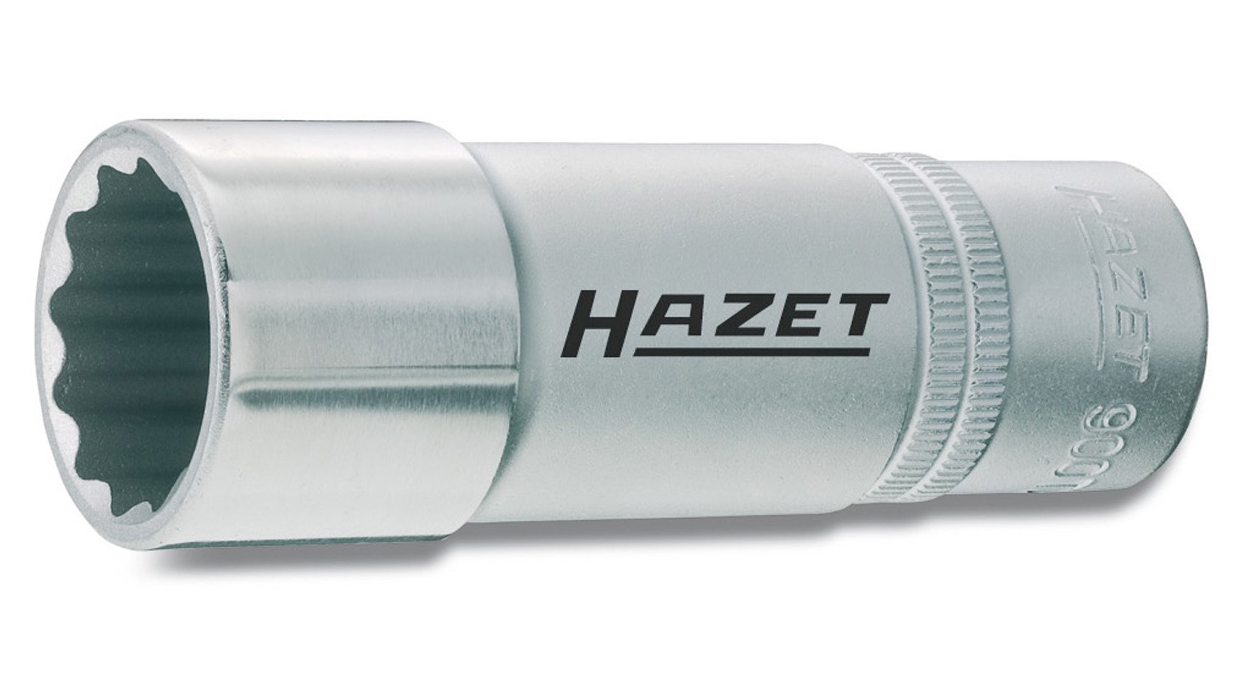 HAZET 900TZ-27 85 mm 12-Point Traction Profile Socket - Chrome-Plated/Polished