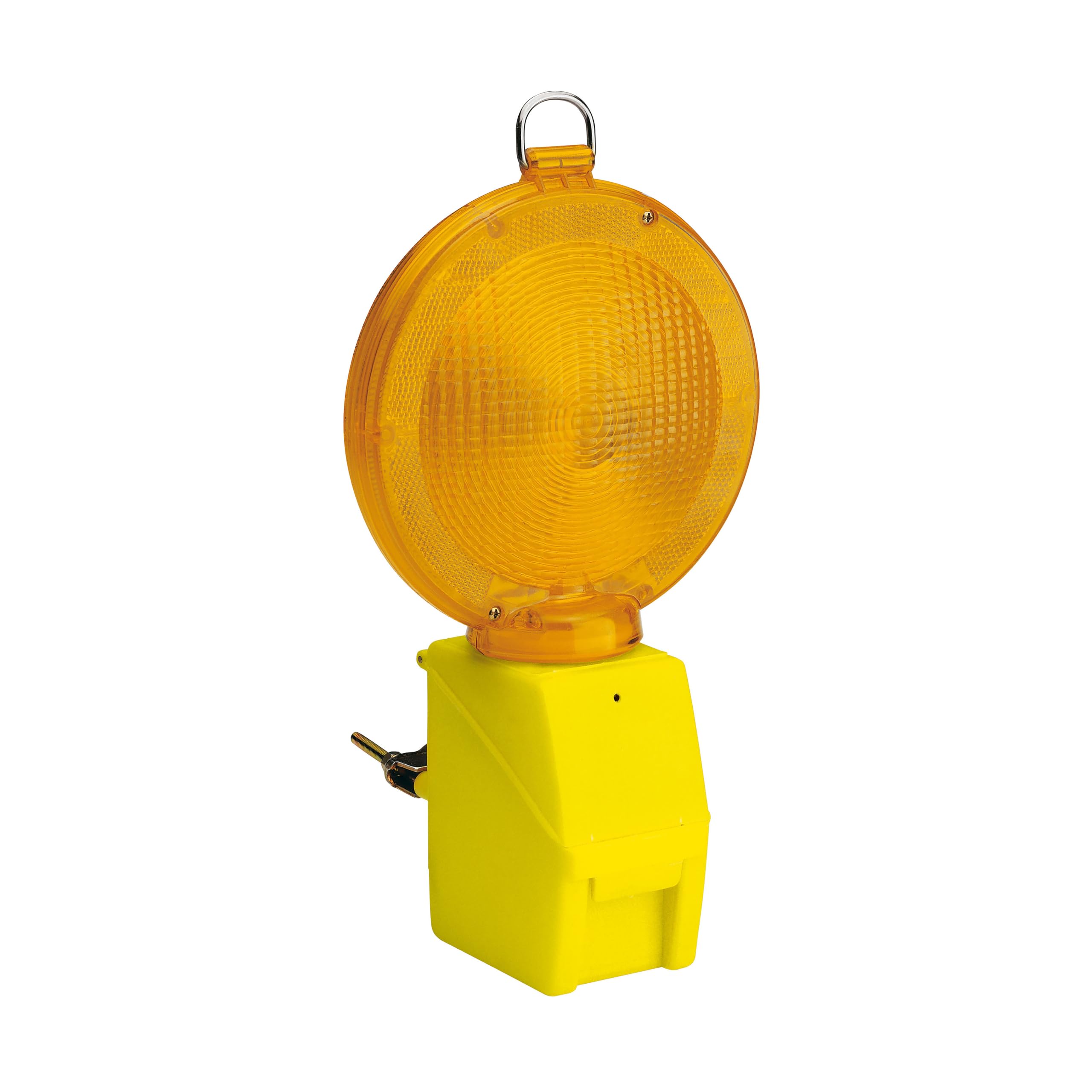 2-LED road flasher. With twilight sensor. Choice of steady or flashing light. Works with 1 x 4R25 (not included).