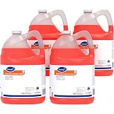 Diversey Stride Citrus Neutral Cleaner, Concentrate, 1 Gallon, 4 Pack | Low Foam, No Rinse, Film Free, Hard Surface Cleaner, Floor Care, Citrus Scent