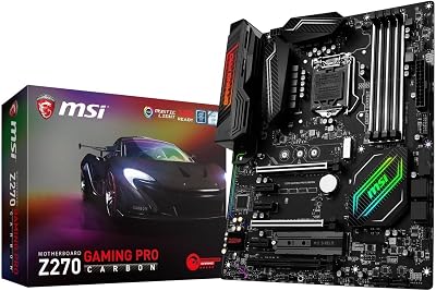 MSI Z270 GAMING PRO CARBON Motherboard Intel 7th/6th Gen LGA 1151 DDR4 USB 3.1