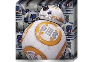 Unique 79272 Classic Star Wars Party Napkins, 16ct, 6.5" X 6.5"