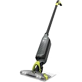Shark VACMOP Pro Cordless Hard Floor Vacuum Mop with Disposable Pad, Charcoal Gray (VM252 Vacmop Charcoal Gray) (Renewed)